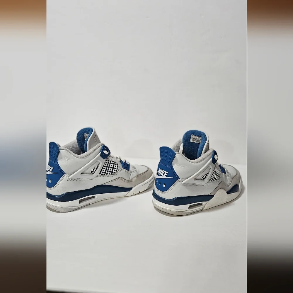 Nike Air Jordan 4 Retro Military HF4281-141 Youth Sz 4 / Women's Sz 5.5 B Grades - Picture 5 of 7
